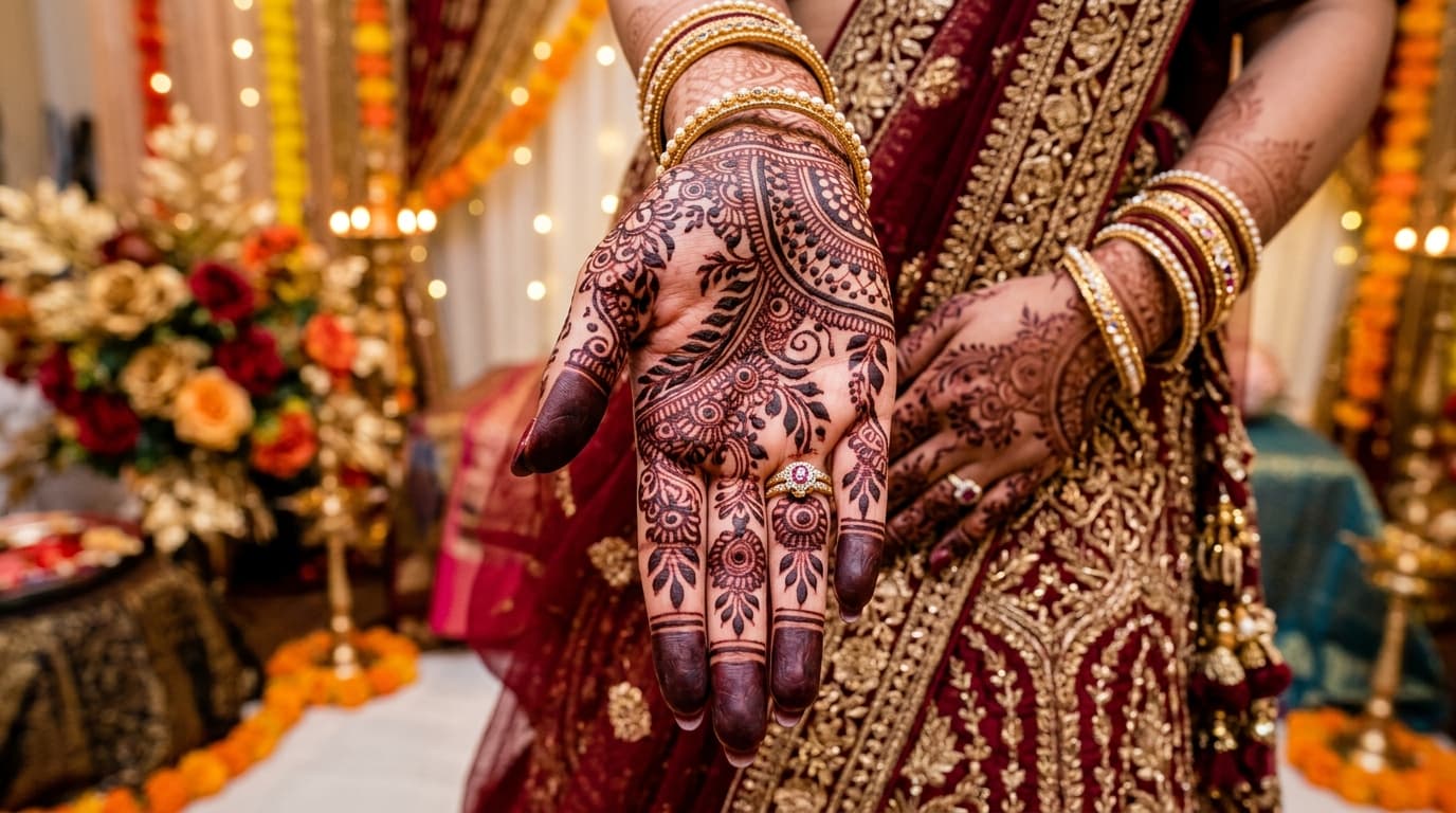 The Secret to Deep, Long-Lasting Bridal Henna Stains