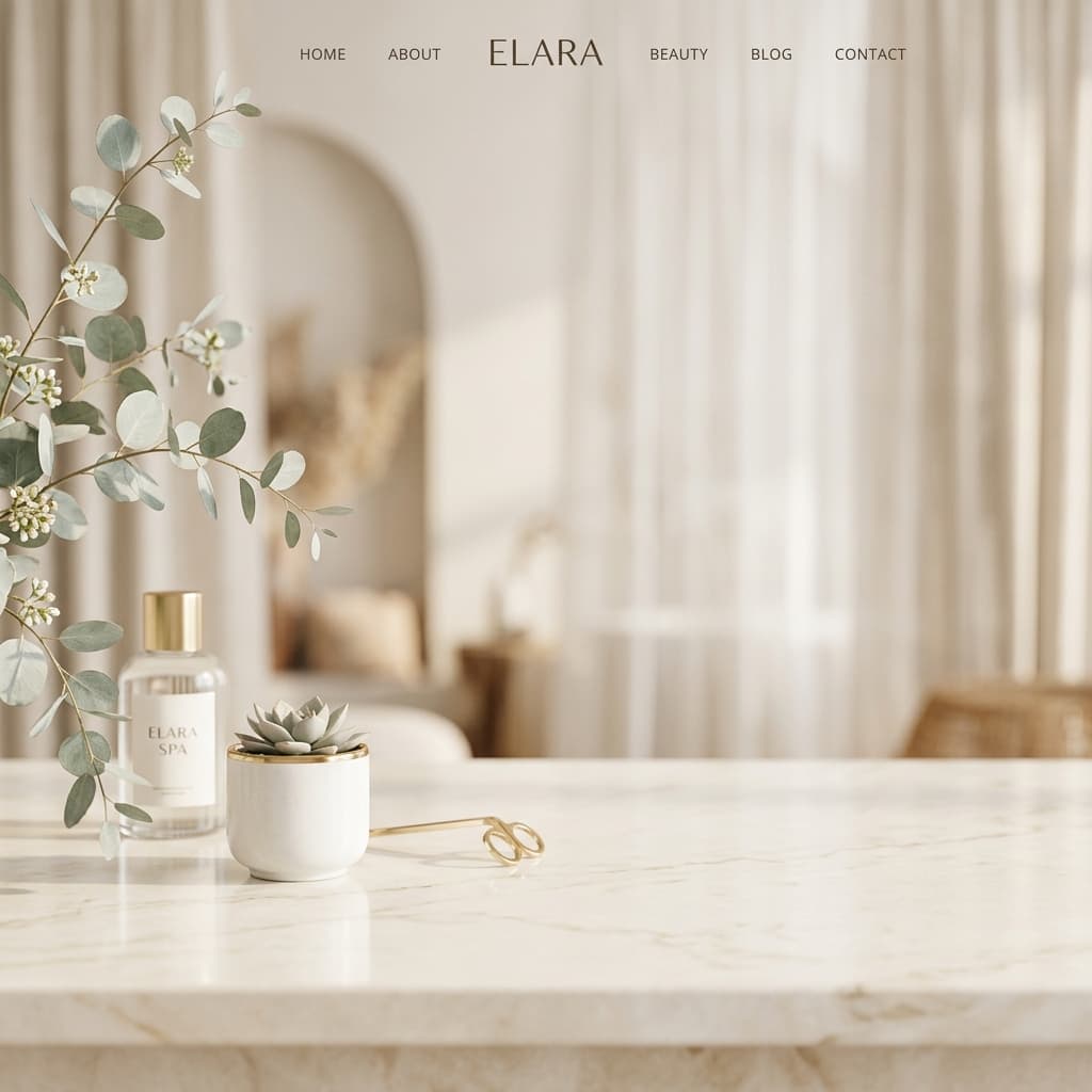 Premium Beauty Salon Background