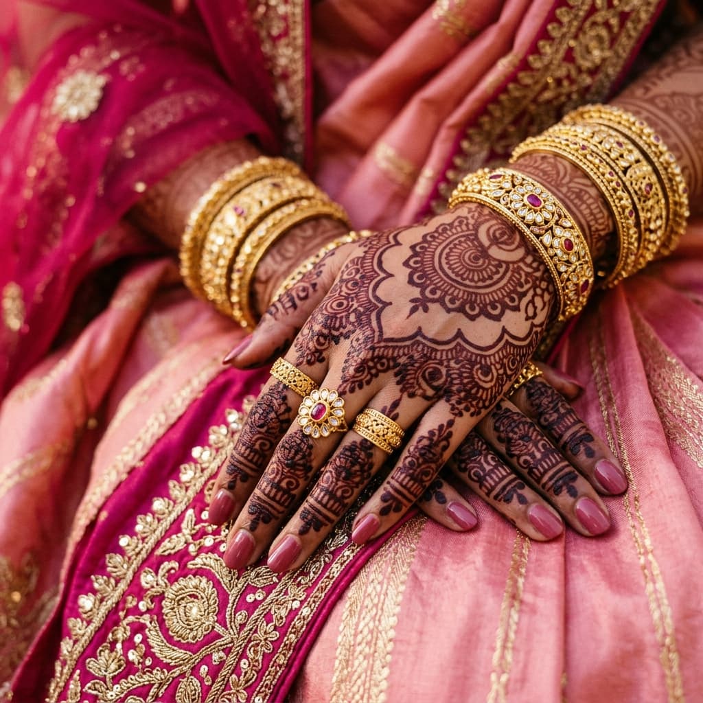 Intricate Henna Mehndi Artwork